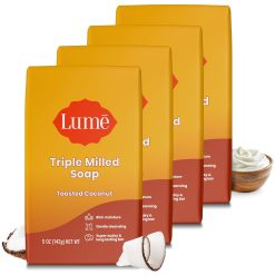 Lume Triple Milled Bar Soap - Rich Moisture & Gentle Cleansing - Paraben Free.