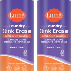 Lume Clothing Odor & Stain Remover Laundry Booster & Soak Removes Body Odor from Clothes ??Powerful Odor-Eliminating