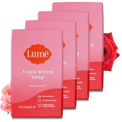 Lume Triple Milled Bar Soap - Rich Moisture & Gentle Cleansing - Paraben Free.